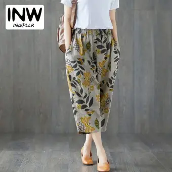 women's plus size linen pants