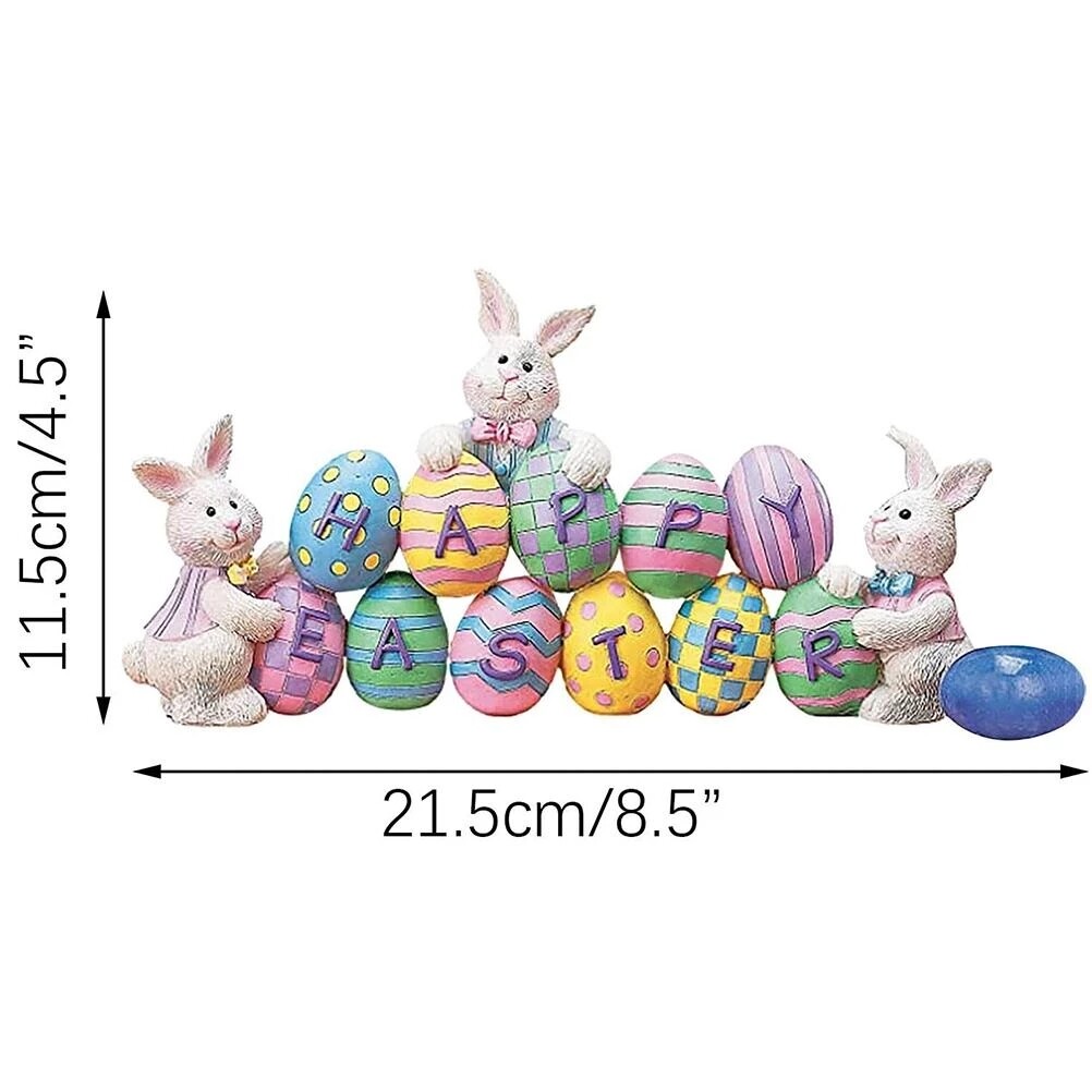 Easter Bunny Decoration Easter Decorations Craft Easter Bunny Figures Farmhouse Home Decoration