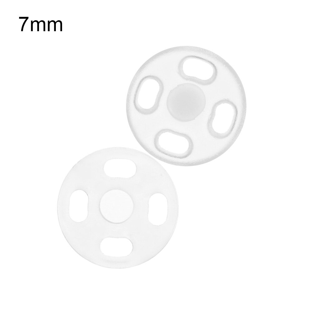 100pcs Plastic Snap Crafts Handmade Sewing Fasteners Press Button Stud