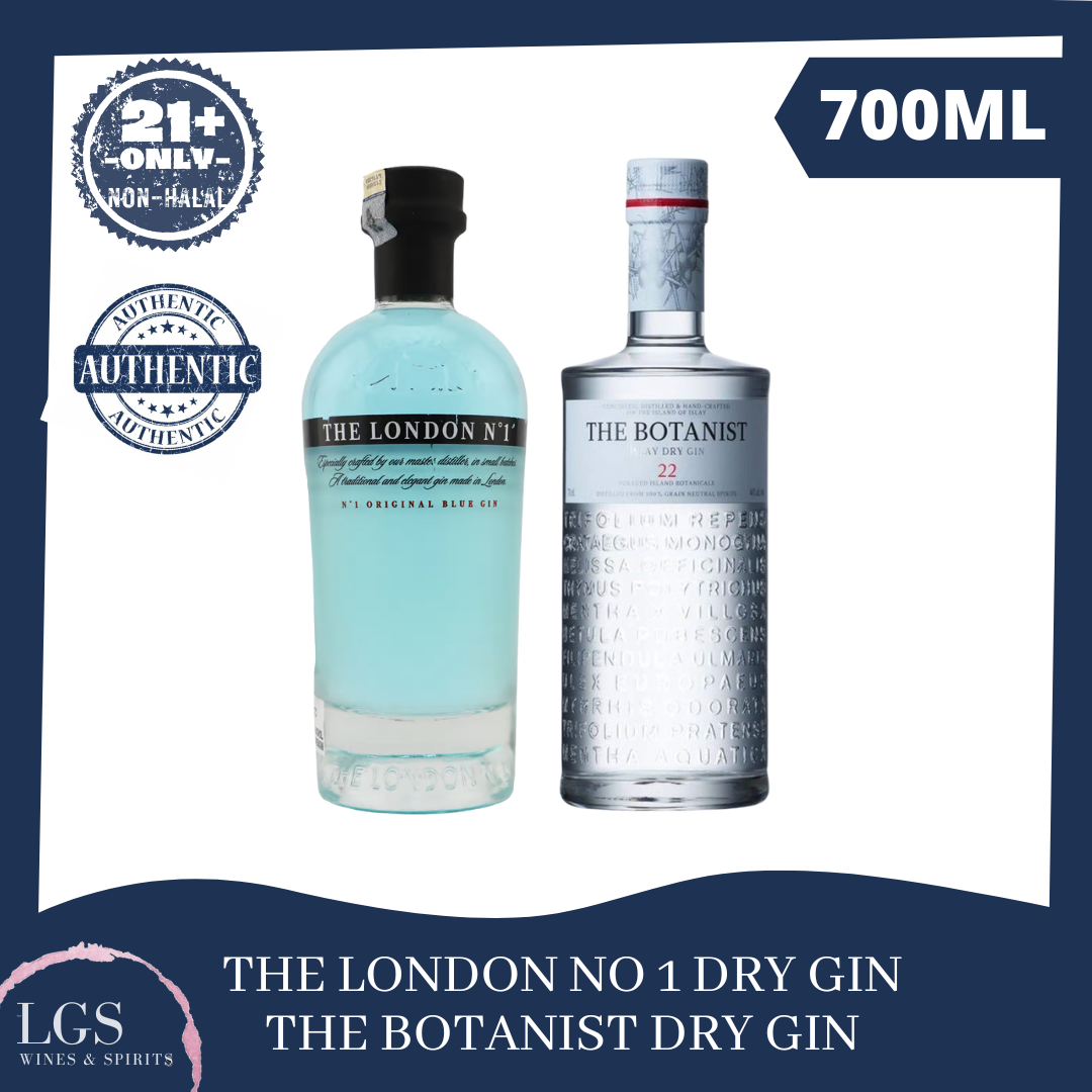 THE DRY GIN SET 1 (LONDON NO1 + BONTANIST GIN) Lazada