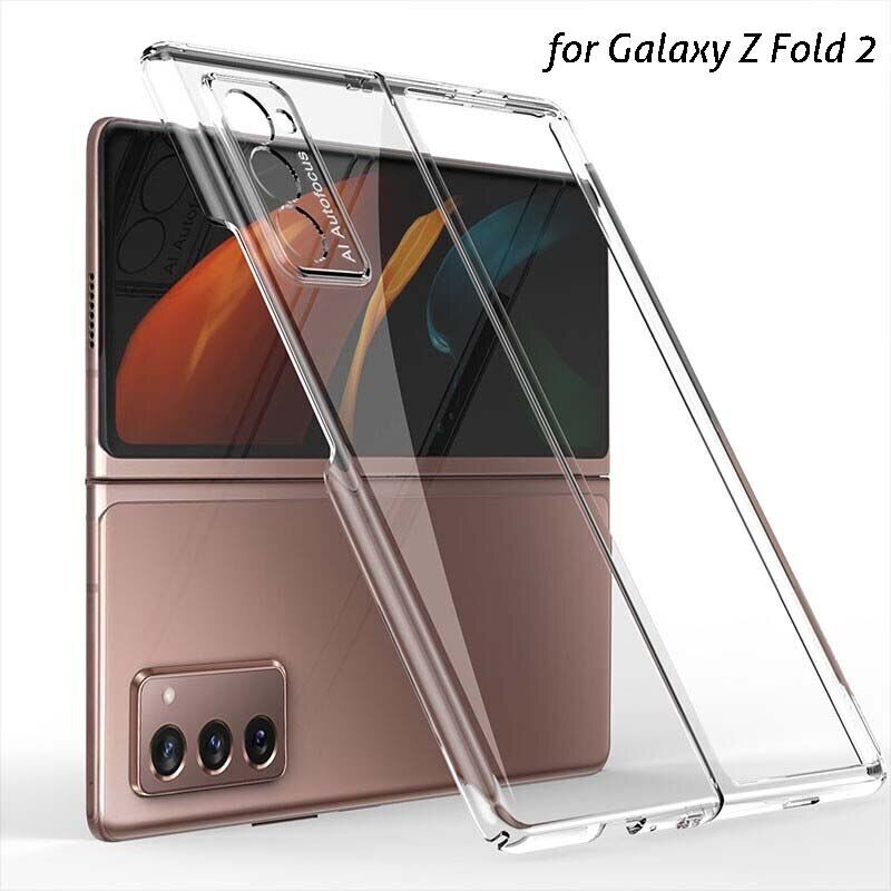 Soft TPU Transparent Case for Samsung Galaxy Z Fold 2 Galaxy Z Fold 3 Front Back Protective Cover for Galaxy Z Fold2 Cases Shockproof