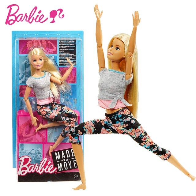 Genuine Barbie doll Barbie variety shape doll girl gift multi-joint movable yoga  doll