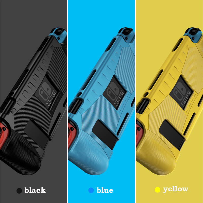 VAORLO Vỏ Có Thể Gắn Được Cho Bộ Chuyển Đổi Nintendo Mumba TPU Grip Vỏ Bọc Bảo Vệ Tương Thích Với Đầu Điện Tử Nintendo Switch Và Bộ Điều Khiển Joy-Con