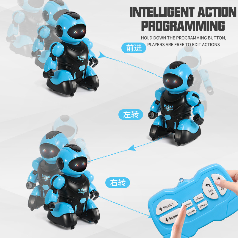 TOYSMARS Intelligent robot programming infrared remote control robot toys for children Birthday gift Christmas gift boy gift girl gift