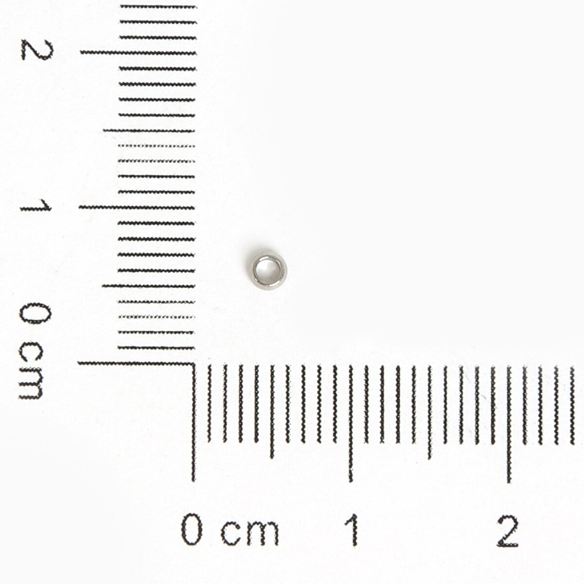 20-100pcs Big Hole Bead Stainless Steel Spacer Beads European Ring Bead Fitting DIY Charm Bracelet For Jewelry Making