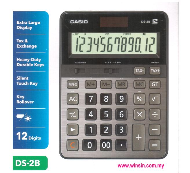 Casio 12-Digits Calculator, 150 Steps Check, Solar & Battery Power Source Key Rollover Extra Large Display Plastic Keys Black N14003331a