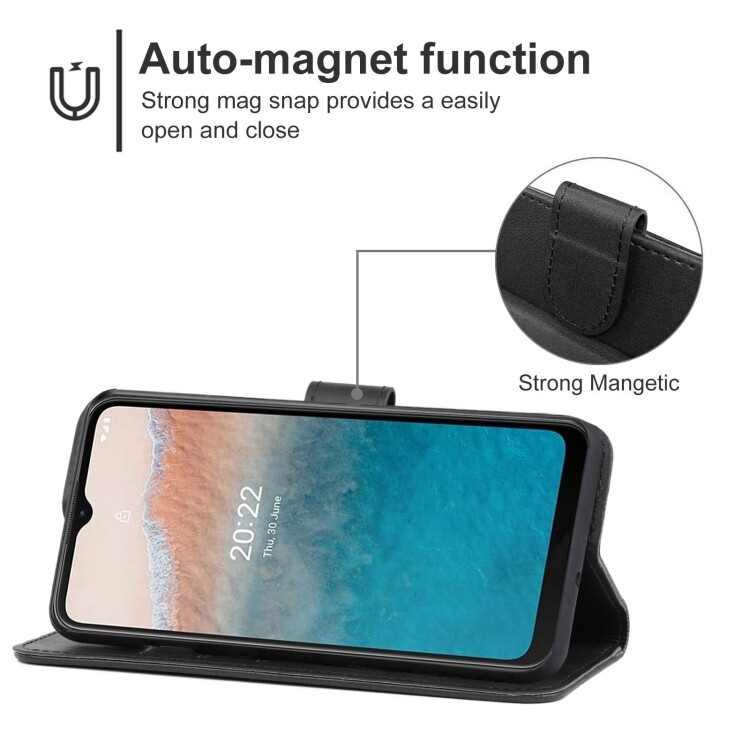 HAWEEL For Nokia C21 PlusLeather Phone Case