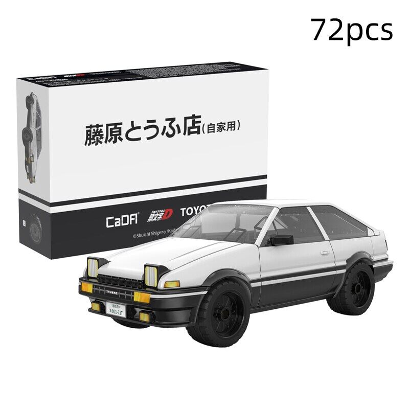 Cada Anime Initial D Tofu Shop House Model Building Blocks City Japanese  Racing Car Parking Lot Bricks Toys Kid Gifts With LED - LEPIN LEPIN Store