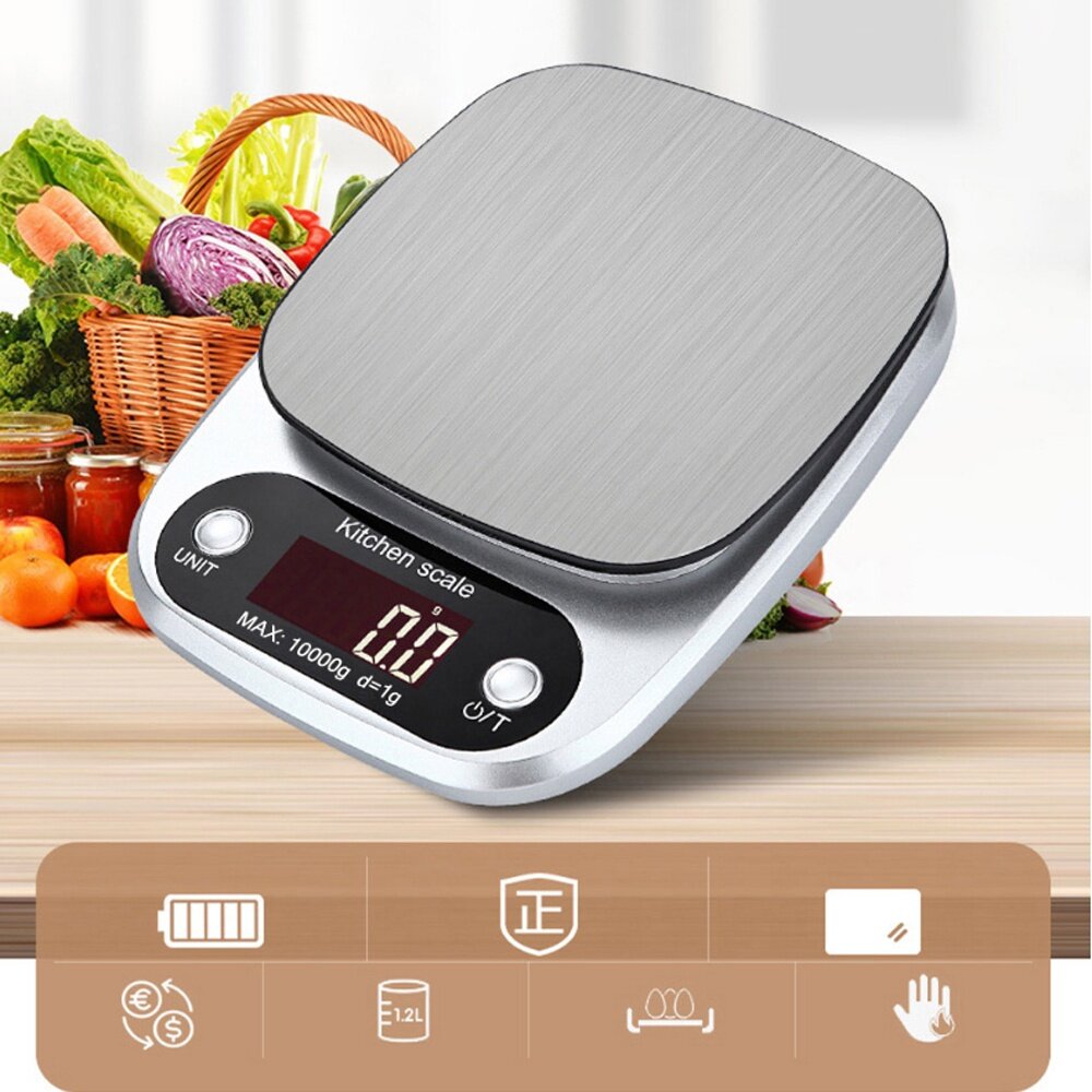 10KG/G Electronic Weight Scale Digital Scale Food Calculation Weighting ...