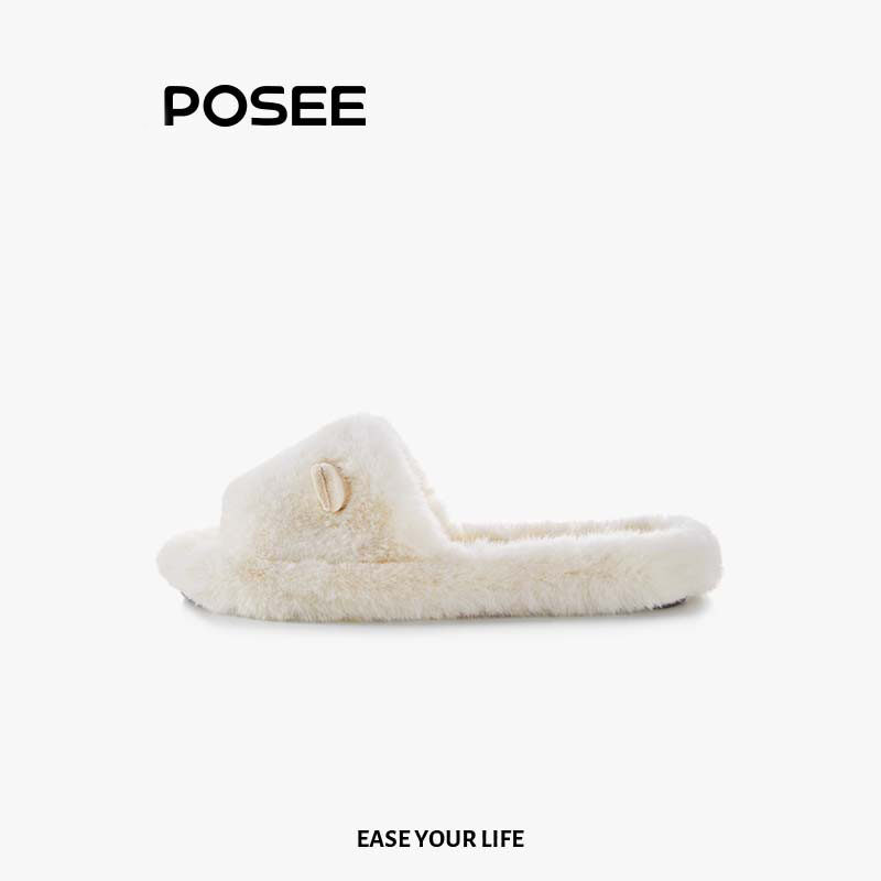 POSEE Mèo Bông Chống Trượt Ấm Áp Cho Gia Đình Dễ Thương Mùa Thu Đông Mới