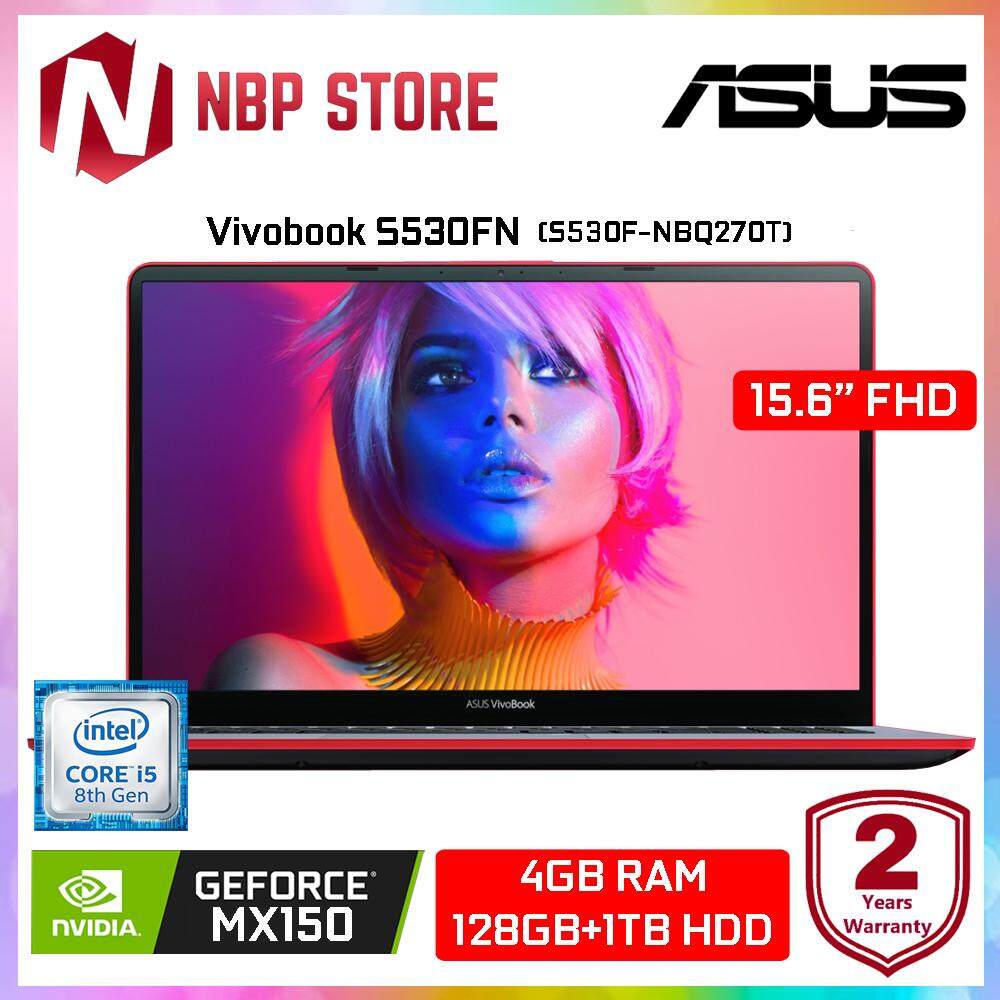 Asus Vivobook S530F-NBQ270T 15.6 FHD Laptop Star Grey (Red) (i5-8265U, 4GB, 1TB+128GB, MX150 2GB, W10) Malaysia
