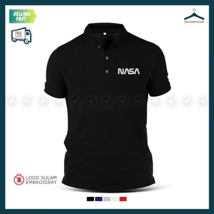 nasa polo t shirt