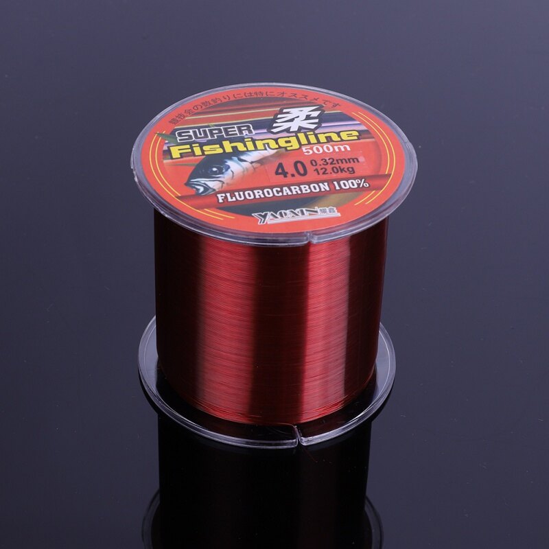 Fishing Line 500M High Weight Nylon Monofilament Leader Fly Line Super Strong Abrasion Resistance Wire For Freshwater Saltwater Fishing