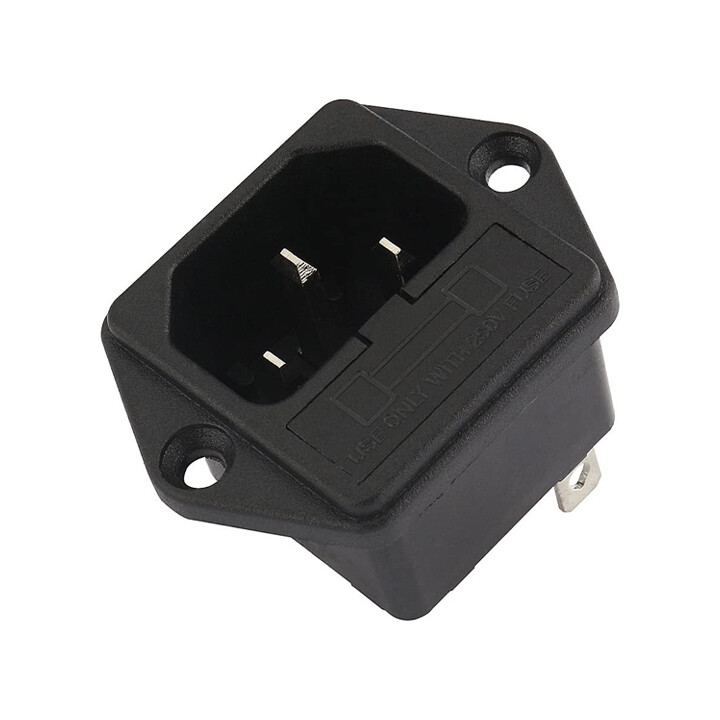Jack Nguồn Nồi Cơm Điện Có Cầu Chì Bảo Vệ