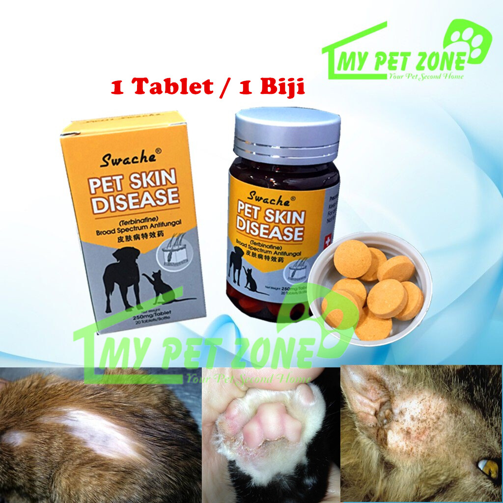 Swache Pet Skin Disease Antifungal Tablet Dog Cat 1 Tablet