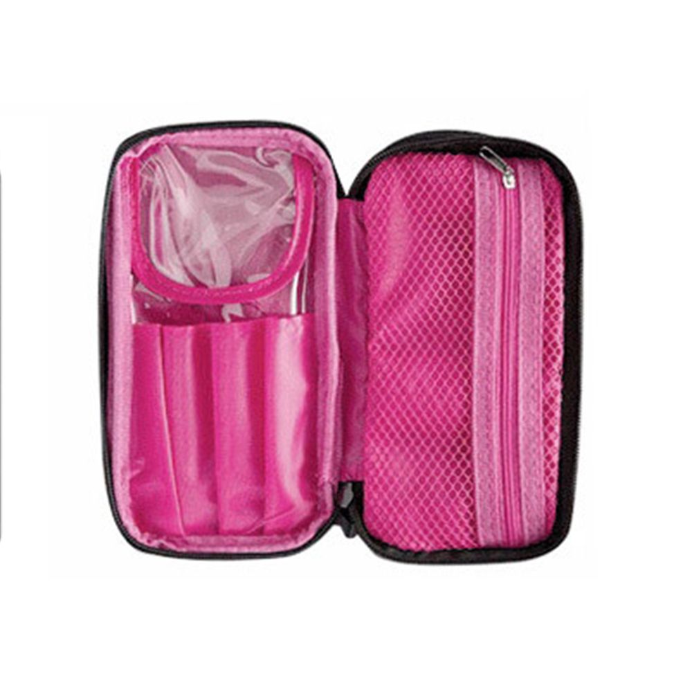 LENNY Large Capacity Travel Waterproof With Dust Cover Large Capacity Toiletry Storage Case Beauty Tools Pouch Makeup Bags Cosmetic Organizer Two Bags Cosmetic Bag Makeup Brush Holder