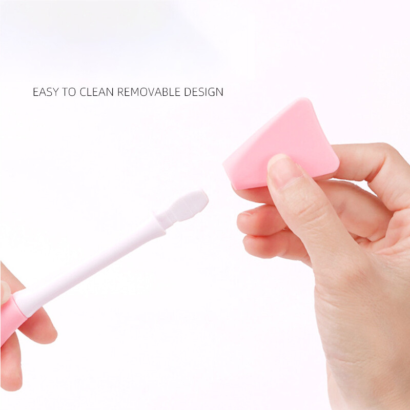 【BeautyMalls】 Cọ Đắp Mặt Nạ Hai Đầu Bằng Silicon Hình Gấu Cọ Rửa Mặt Đa Năng Dụng Cụ Làm Mặt Nạ Dạng Bôi Tự Làm