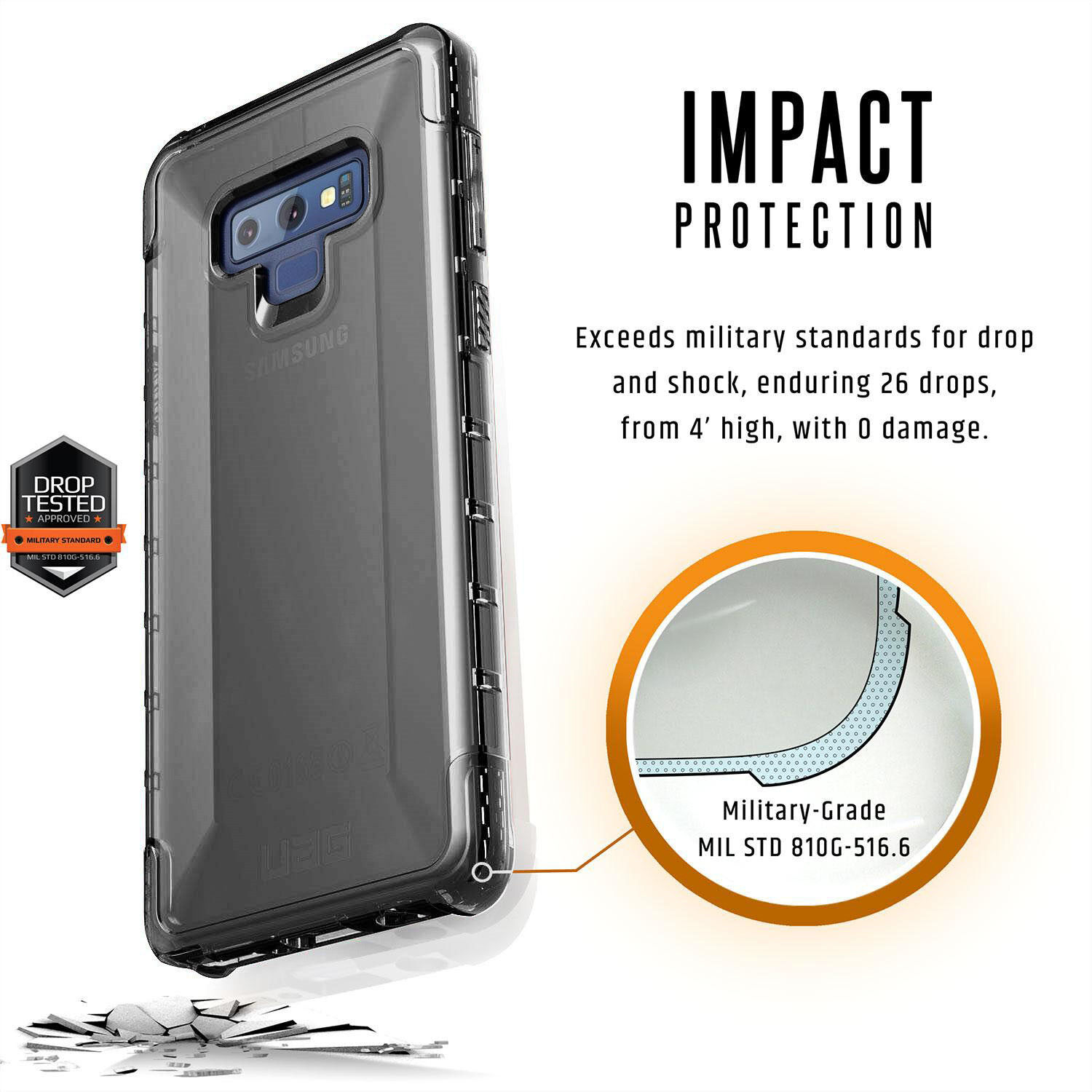 Ốp lưng UAG Plyo Cho Samsung Galaxy Note 9 / Galaxy Note 8