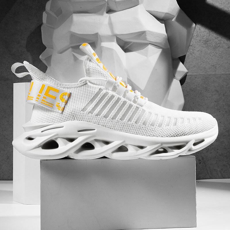 new mens breathable running shoes