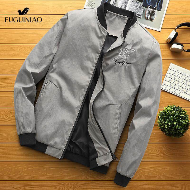 Fuguiniao  Lễ Phục Nam Áo Khoác Phi Công Nhân Quả Áo Khoác Phi Công M-4XL