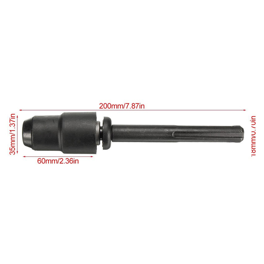 SDS Max to SDS Plus Adapter for Rotary Hammers Connection Drill Converter Quick Tool for Hammers Masonry Power Tool Accessories