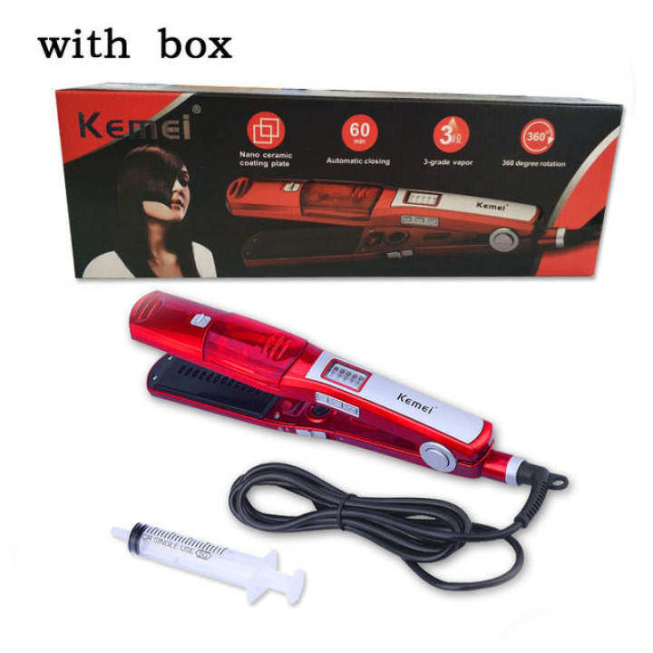 kemei vapor hair straightener