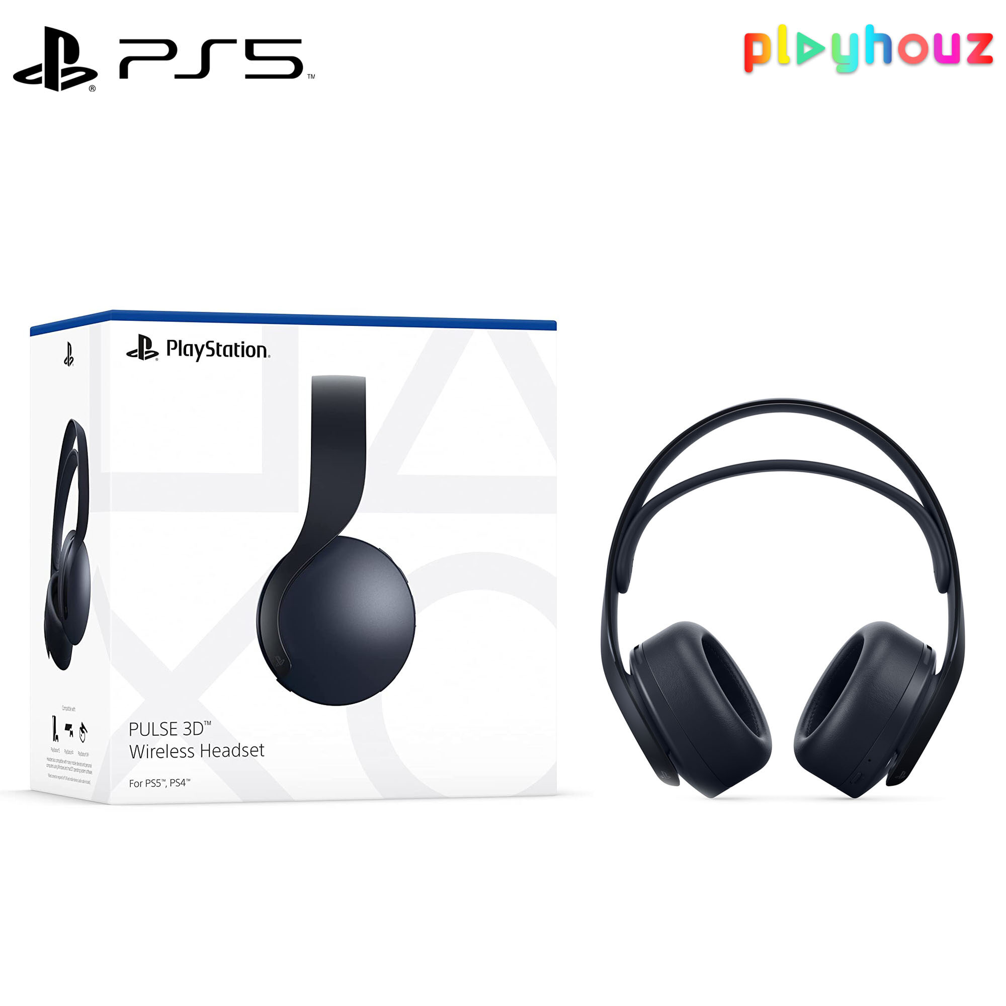 PS5 PULSE 3D Wireless Headset (1 Year SONY Malaysia Warranty) Compatible  with SONY PS4 PlayStation Black / White | Lazada