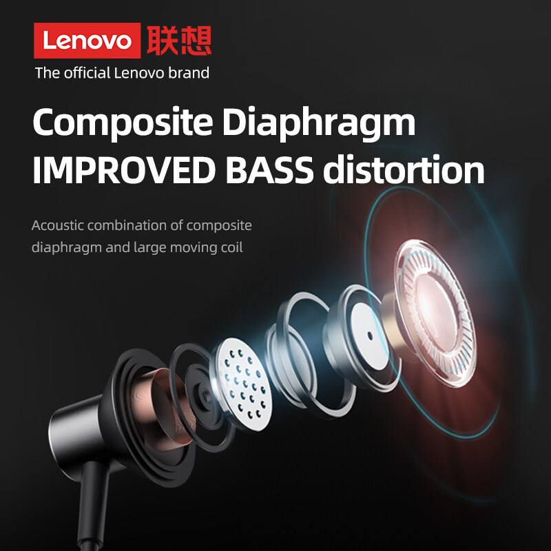 Lenovo Tai Nghe Nhét Tai Bluetooth 5.0 Không Dây Loa Thể Thao HE05X Tai Nghe Chống Nước Tai Nghe Đeo Cổ Thể Thao