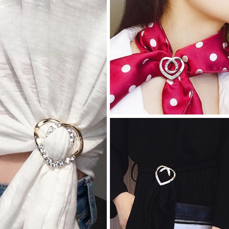 Khóa Cố Định Khăn Choàng / Áo Thun Đa Năng Tiện Dụng