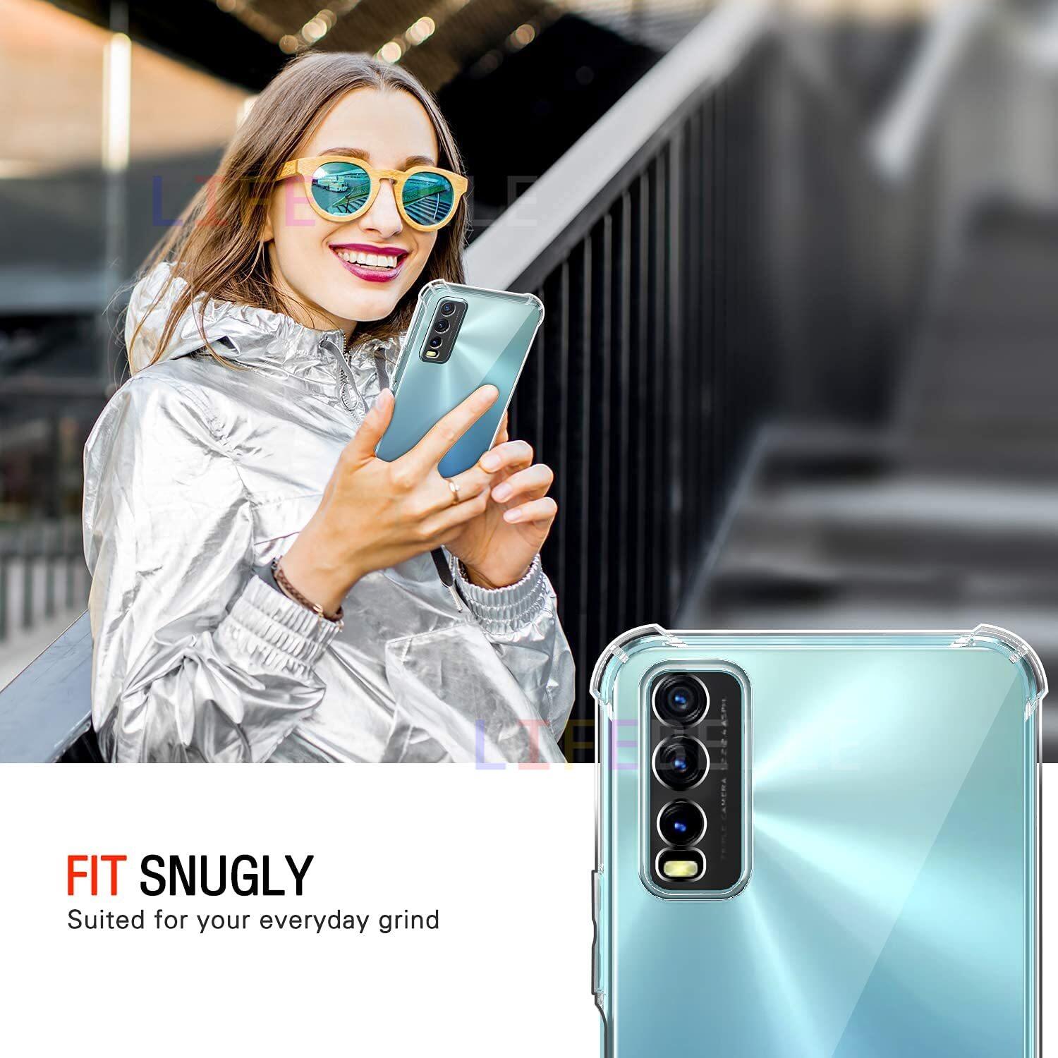 Ốp LIFEBELLE Cho Ốp Vivo Y20 Y20 2021 Y20s G Y20i 2021 Y12s, Có Khả Năng Chống Sốc Ốp Lưng TPU Mềm Ốp Điện Thoại Bảo Vệ Chống Sốc Trong Suốt Ốp Lưng