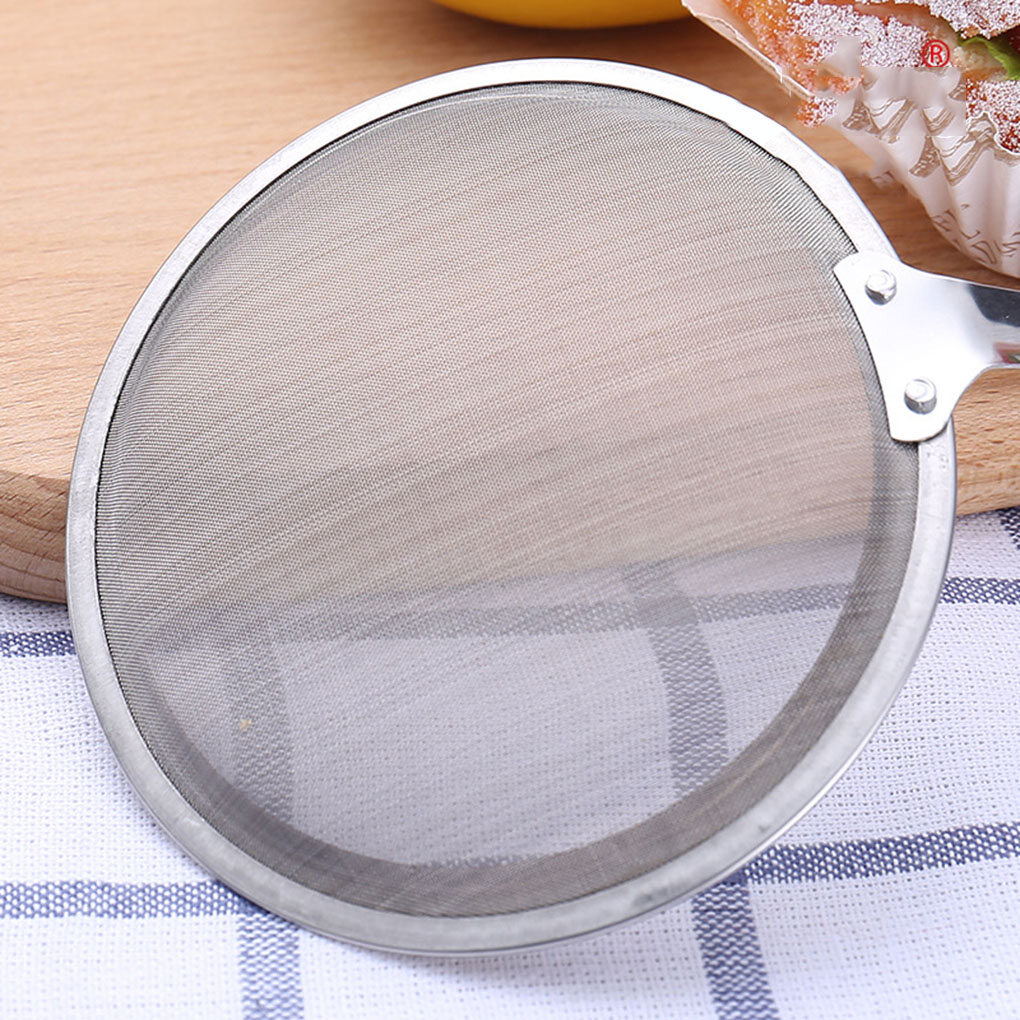 Stainless Steel Wire Fine Mesh Oil Strainer Flour Colander Sieve Sifter
