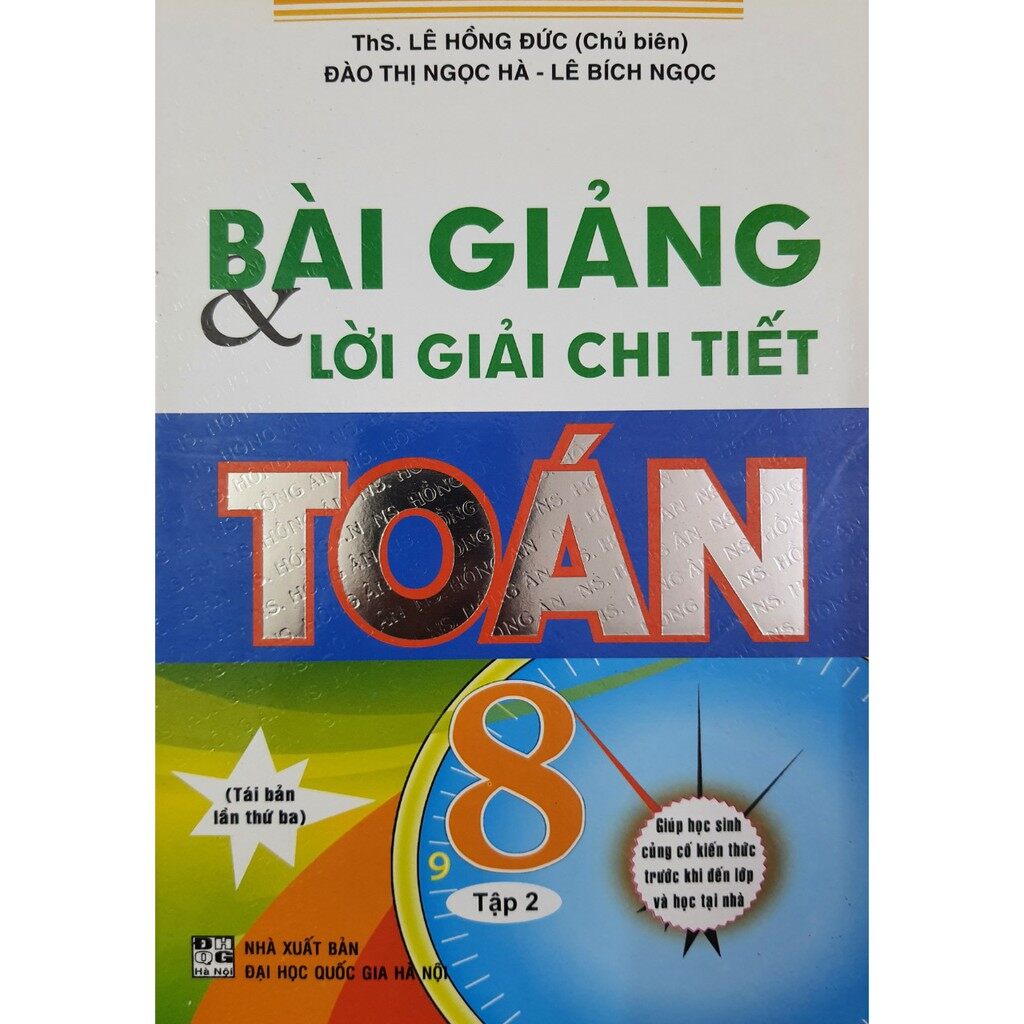 Sách - Bài giảng và lời giải chi tiết Toán 8 tập 2
