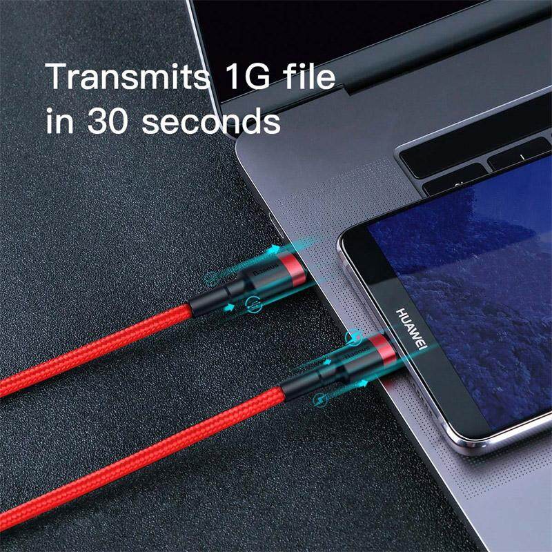 Cáp Chuyển Đổi Baseus Chuyển Từ Cổng USB Type C Sang Type C Cổng Sạc Nhanh 4.0 Độ Cho Redmi Note 7 Pro Cáp USB-C Cho Samsung S8 S9