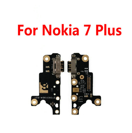For Nokia 7 Plus 7.1 7Plus Usb Charger Board USB Charging Port Dock Plug Jack Connector Flex Cable + Microphone