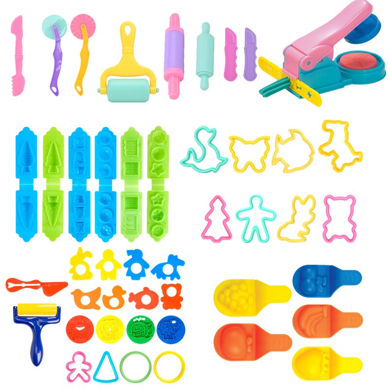 Tự làm bột nặn đồ chơi công cụ tạo mẫu sáng tạo 3D plasticine Bộ dụng cụ đồ chơi giáo dục trẻ em học giáo dục đồ chơi