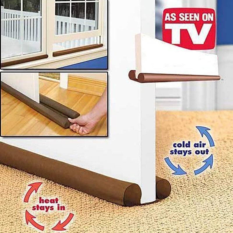 Beautybigbang 84cm dustproof bottom seal strip door window noise stopper for door window security