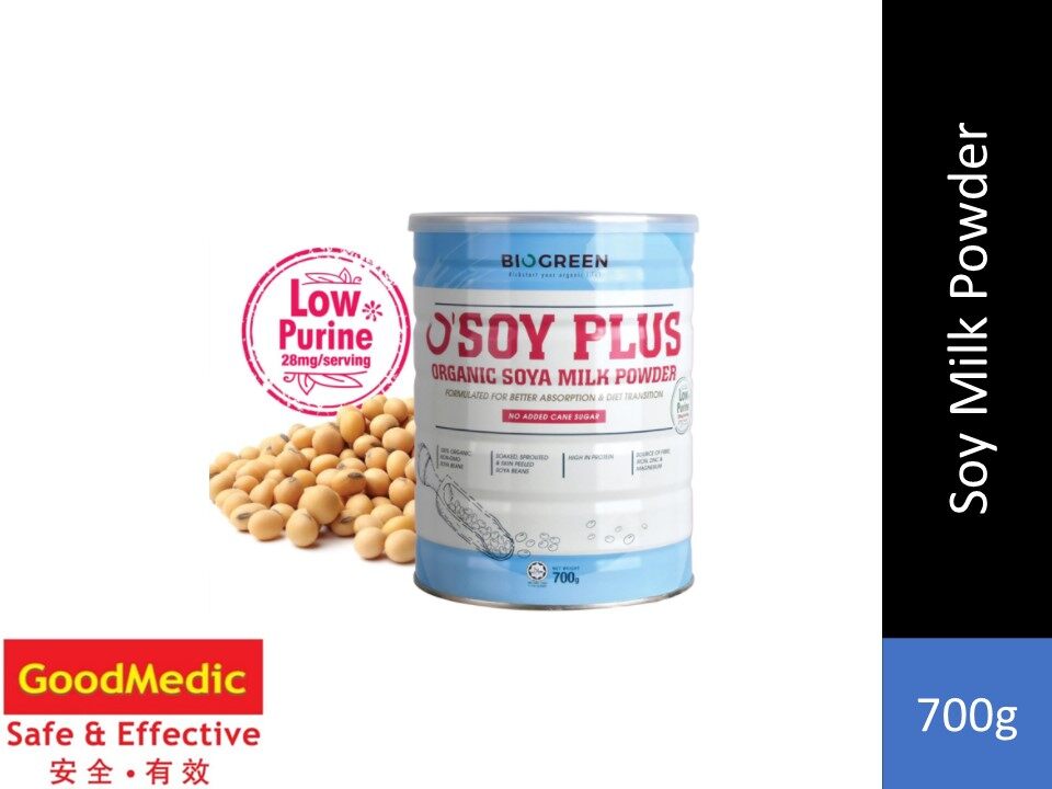 Biogreen O'Soy Plus Organic Soya Milk Powder (700g) [ No added cane