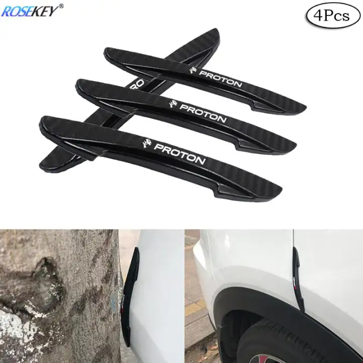 Rosekey 4 Pcs Pelindung Mobil Pintu Tepian Sisi Perlindungan Guard