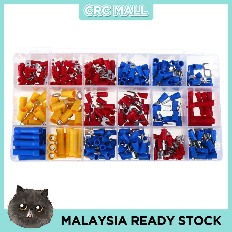 280PCS Assorted Crimp Spade Terminal Insulated Electrical Wire Cable Connector Kit Set