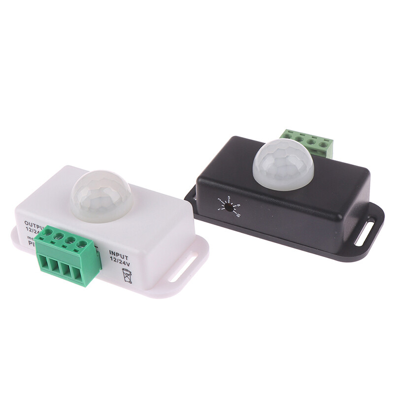 DC 12V 24V PIR Motion Sensor Switch Module - IR Body Sensor Controller For LED Motion Lighting, 3A Induction Detection