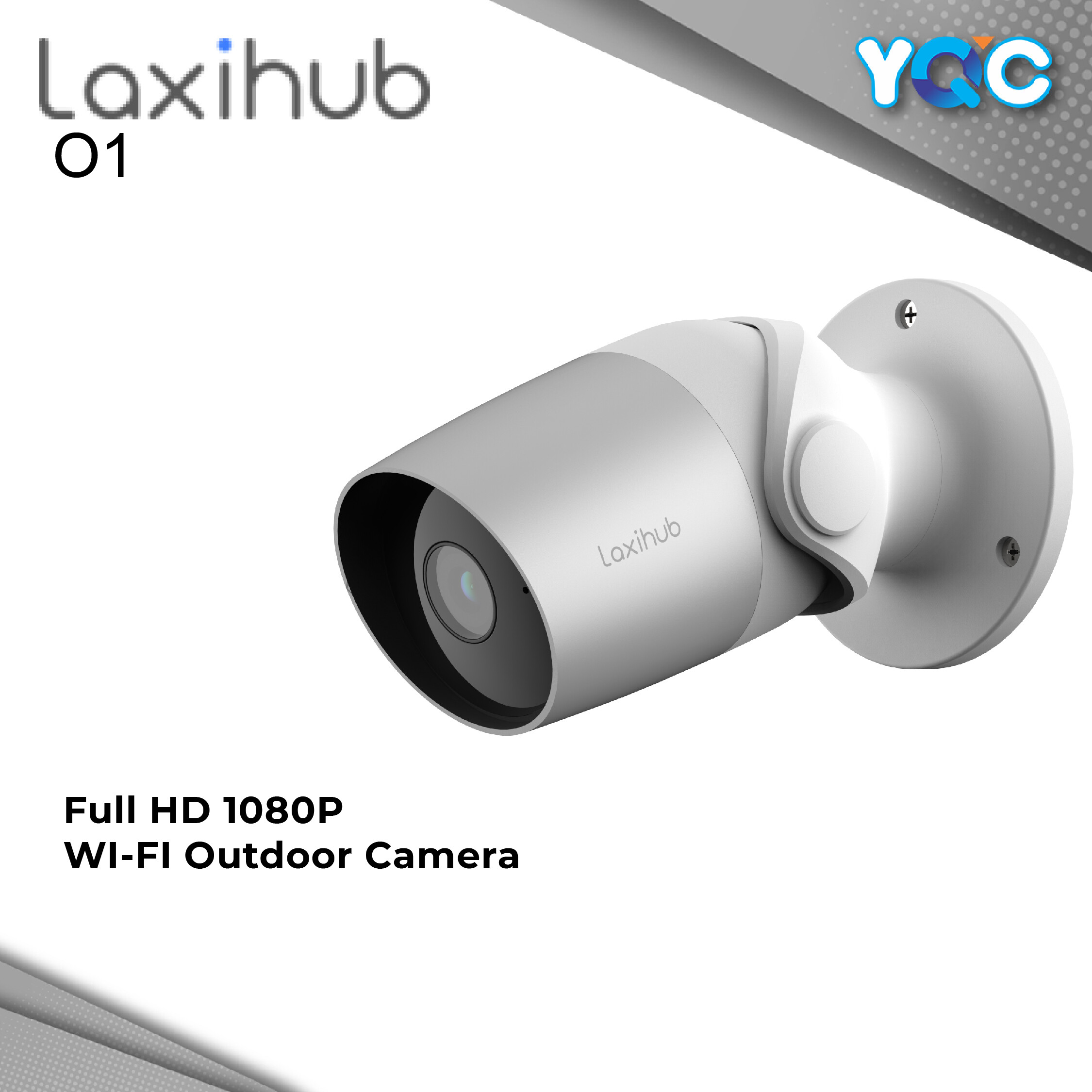 Outdoor Security Camera-Laxihub O1, 1080P Full HD, WiFi, IP65