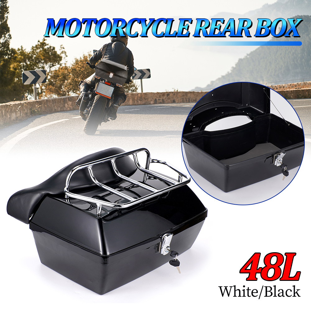 labwork 28L Motorcycle Trunk Luggage Tour Pack Box Case w/Taillight L – LAB WORK MOTO
