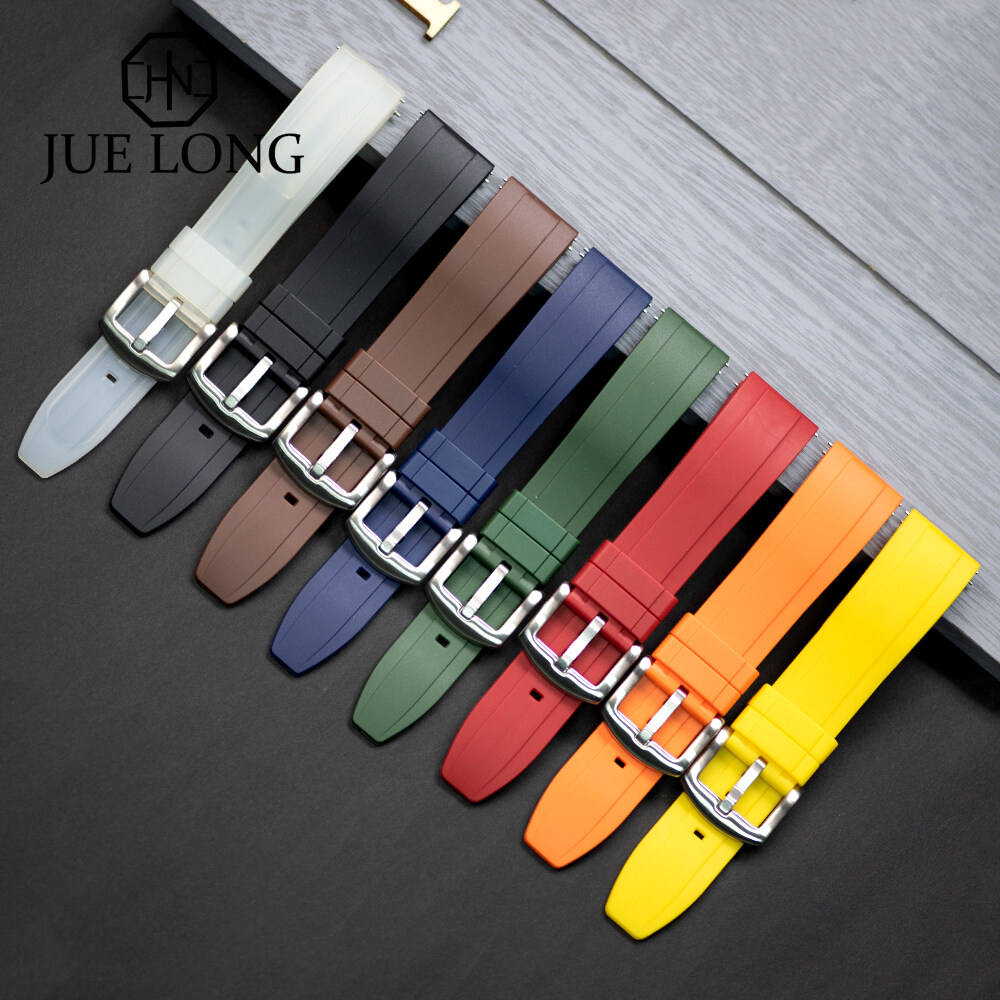 Quick Release Watchbands Quality Silicone Rubber Watch Straps 20mm 22mm 24mm Waterproof Diving 9455