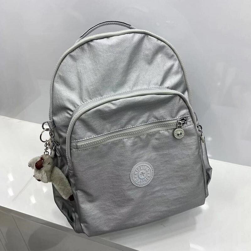 New Monkey Backpack Medium Schoolbag Ins Niche Lightweight Nylon Kipling Backpack Commuting 14 Inch Computer Bag