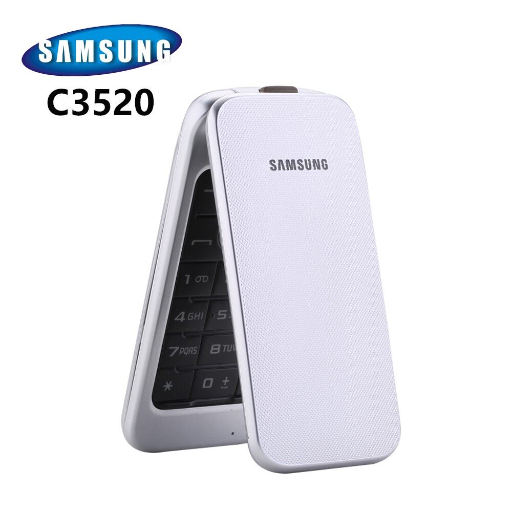 Samsung C3520โทรศัพท์มือถืออะไหล่โทรศัพท์ Flip ฟังก์ชั่นพื้นฐานโทรศัพท์ ...