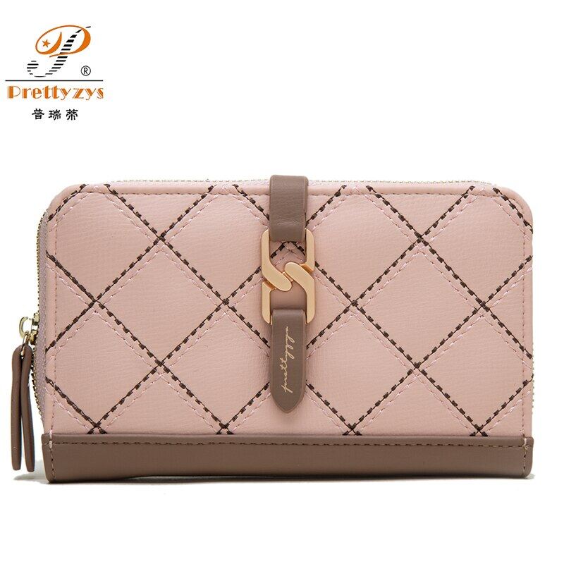 Fashion Women Wallet Zipper Coin Purse Medium Purse for Woman