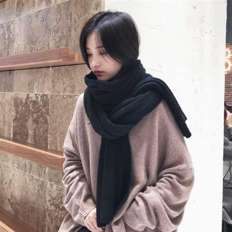 Khăn quàng cổ unisex Hàn Quốc kiểu dáng thời trang KL28