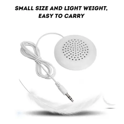 Original New DIY Music Pillow Speaker 3.5mm Mini Stereo Speaker Portable For MP3 MP4 CD Phone Players