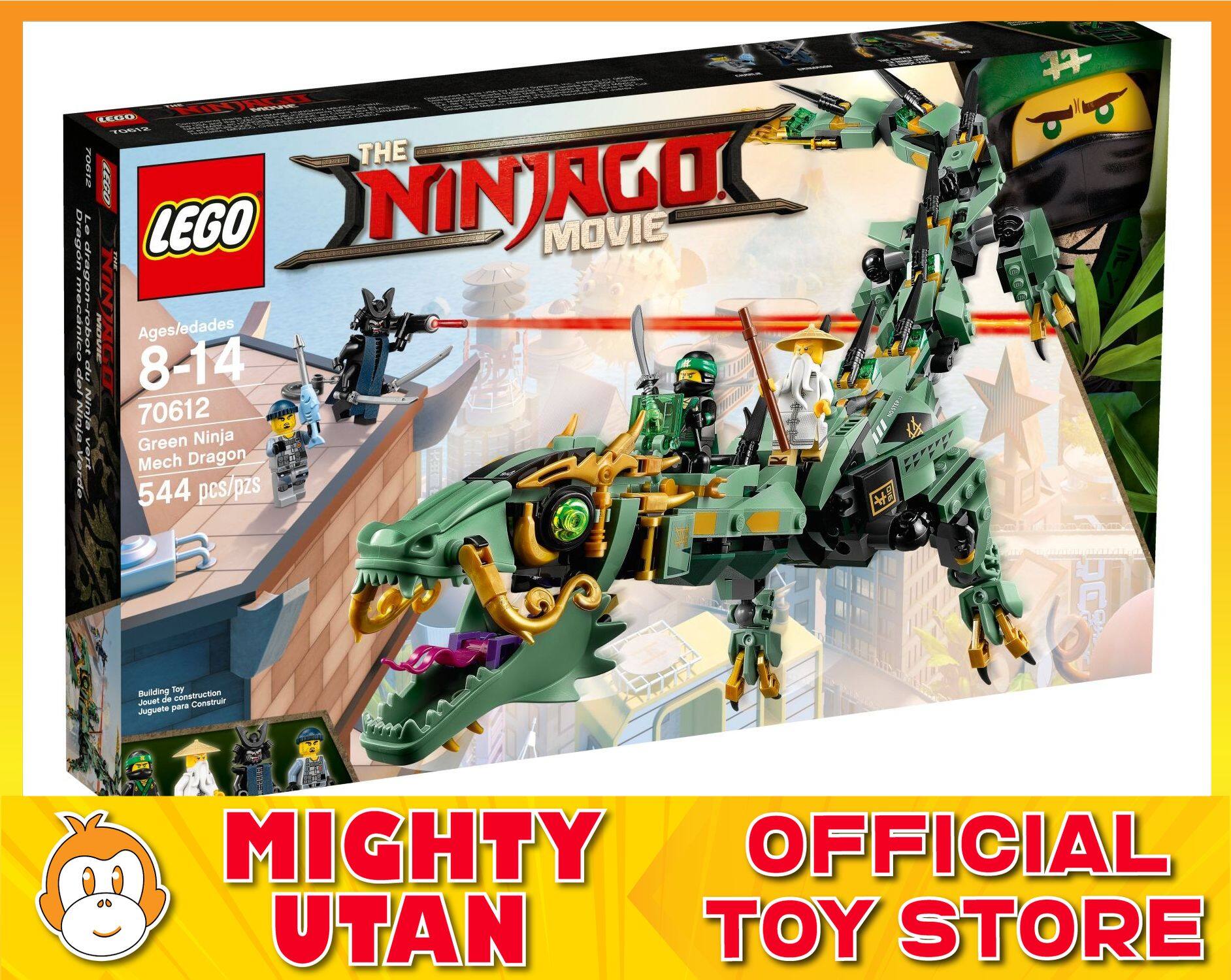 lego ninjago movie green ninja mech dragon