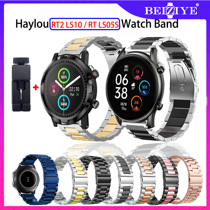Dây đeo đồng hồ Haylou RT2 LS10 Đồng hồ thông minh Dây đeo bằng thép không gỉ Haylou RT LS05S Vòng đeo tay thay thế dây đeo đồng hồ